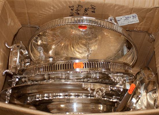 Assorted silver-plated articles
