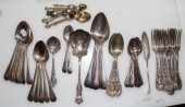 ASSORTED SILVER PLATED FLATWAR