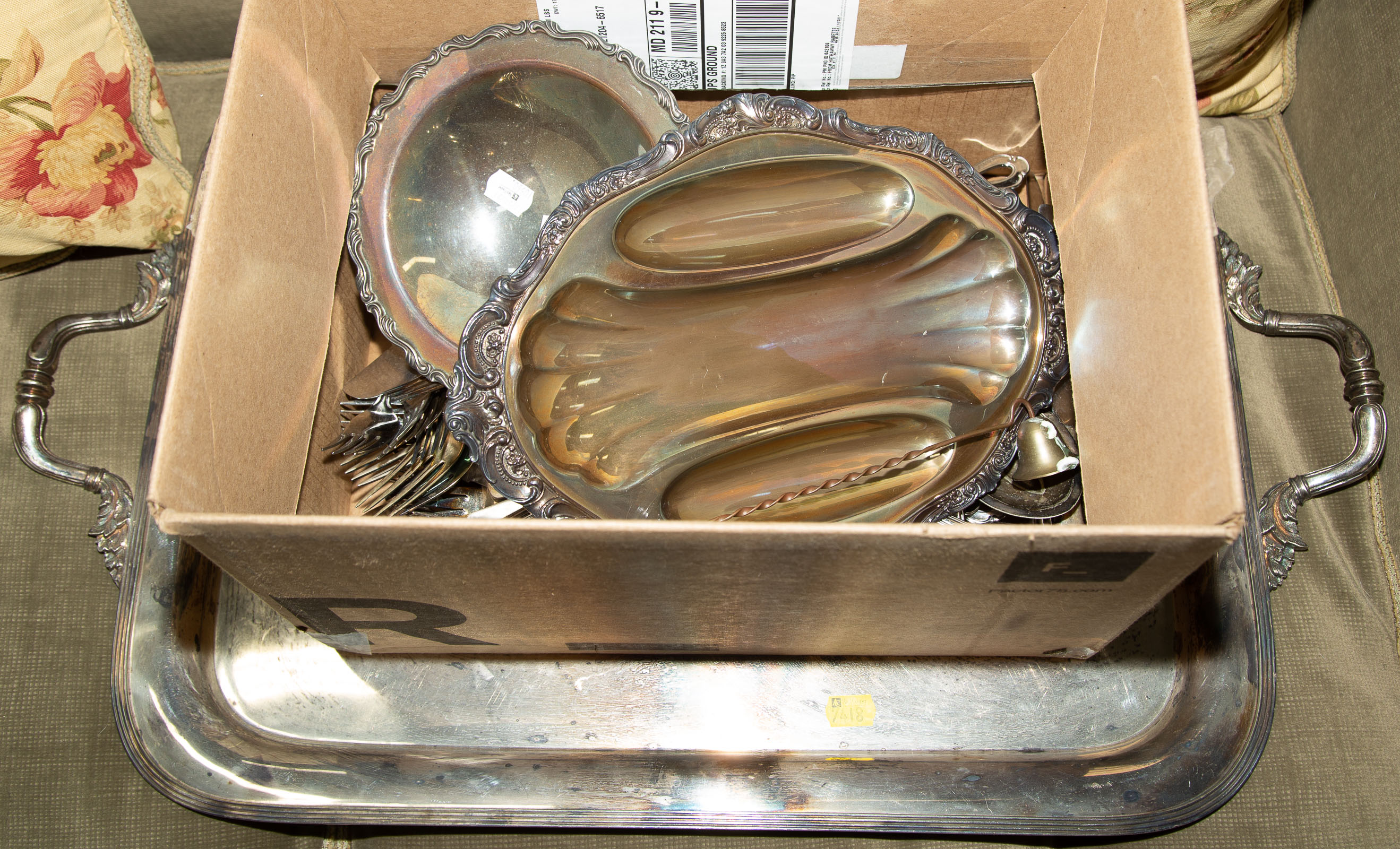 ASSORTED SILVER PLATED ITEMS
