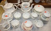 Assorted Staffordshire sprigwa