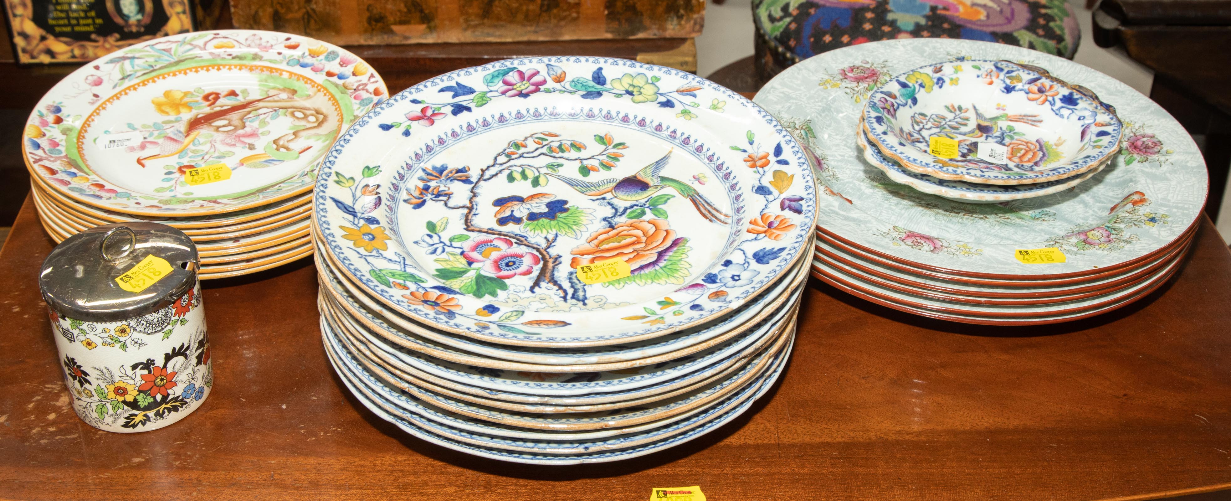 ASSORTED STAFFORDSHIRE TRANSFER