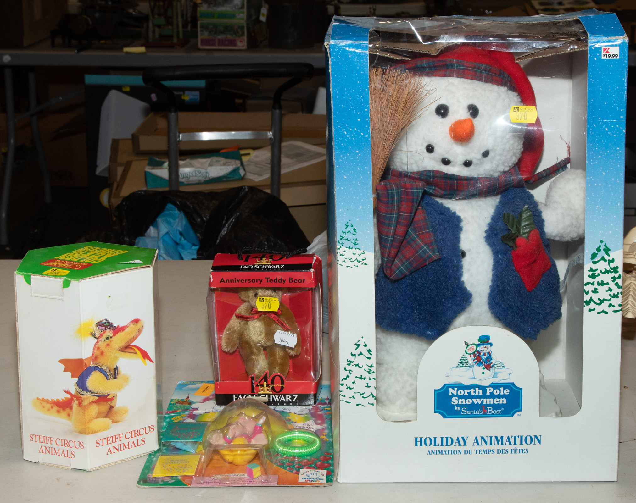 ASSORTED STEIFF & OTHER TOYS