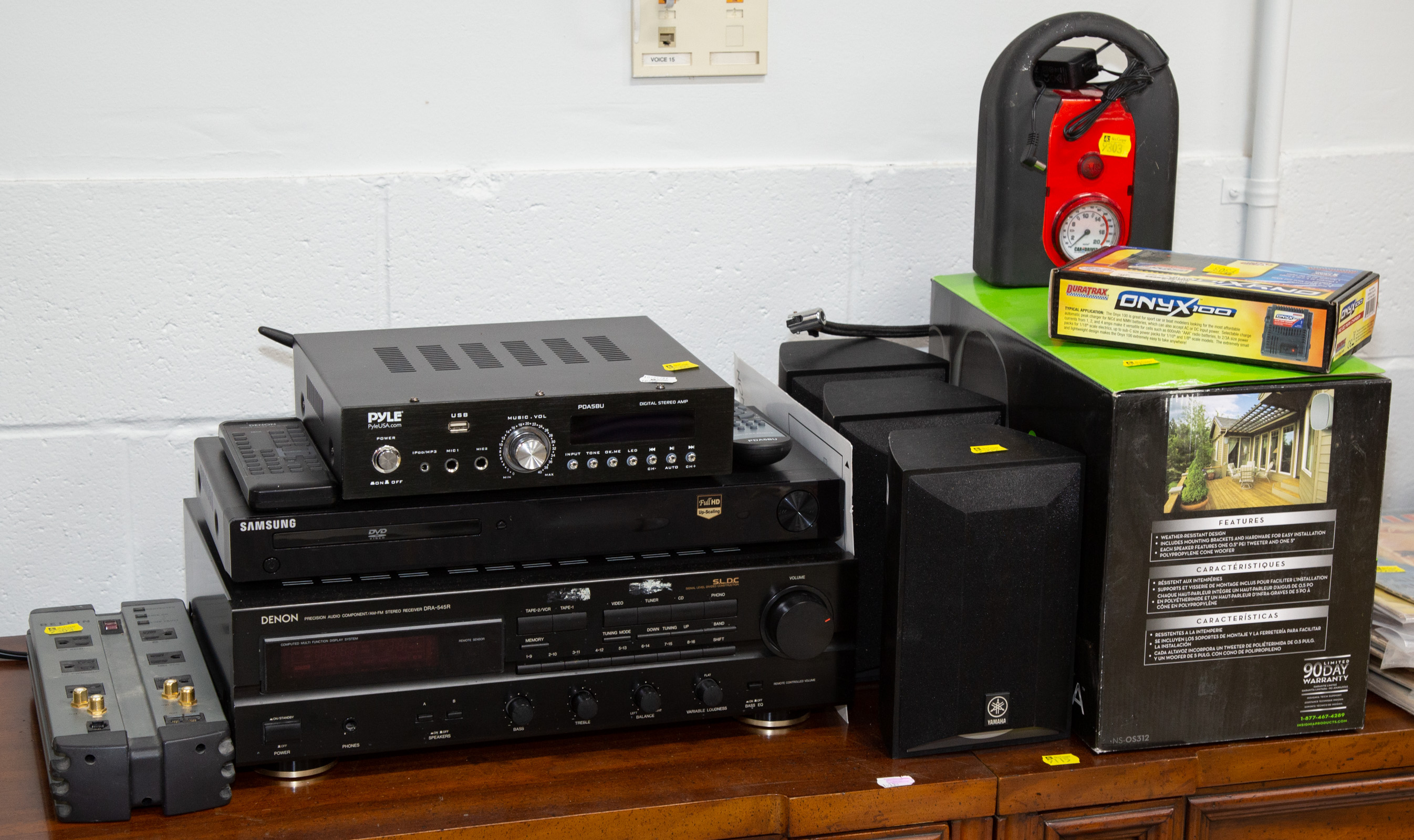 ASSORTED STEREO EQUIPMENT & OTHER