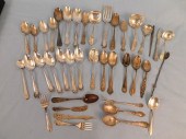 ASSORTED STERLING FLATWARE PIE
