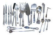 ASSORTED STERLING FLATWARE & S