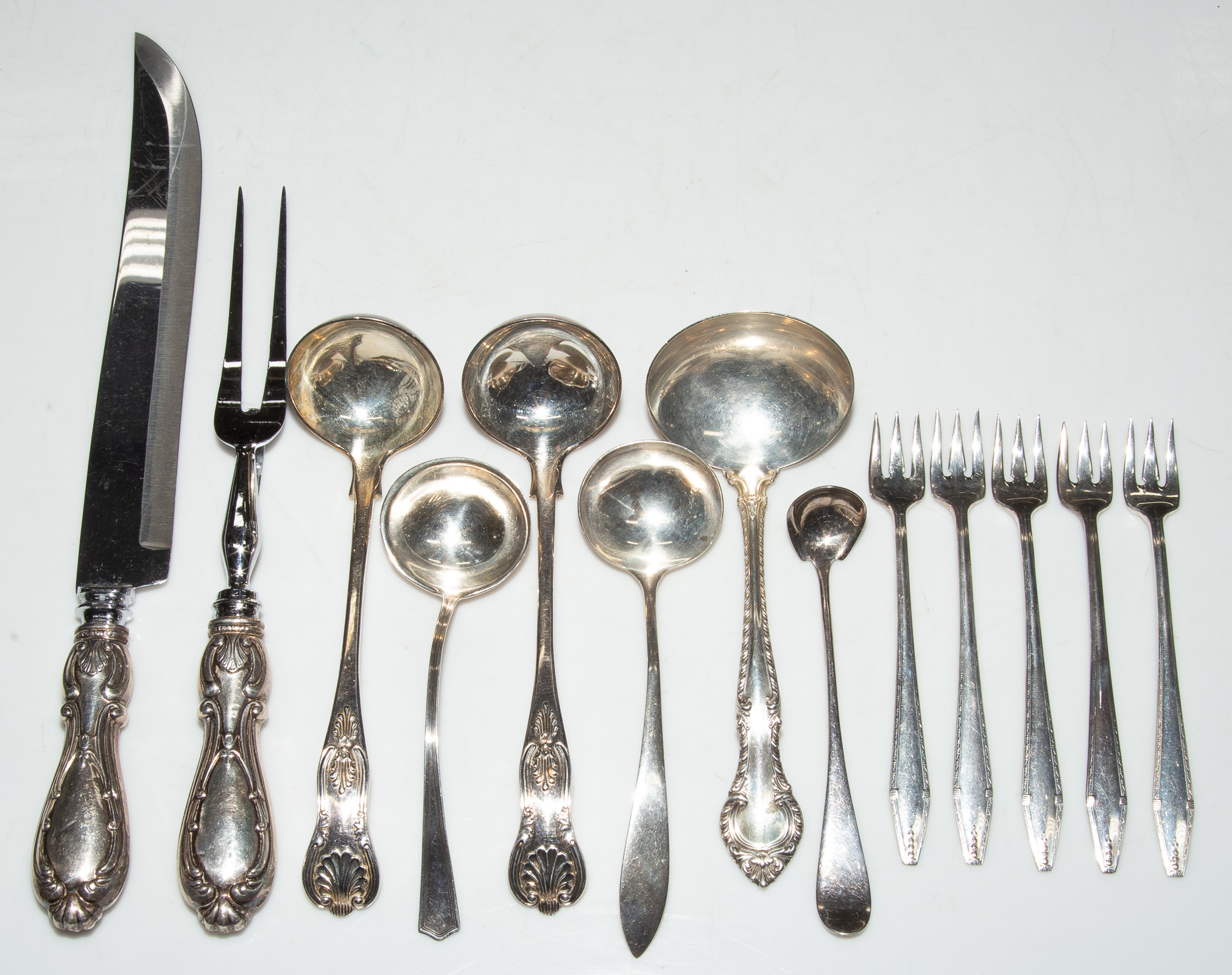 ASSORTED STERLING FLATWARE &