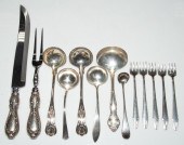 ASSORTED STERLING FLATWARE & S