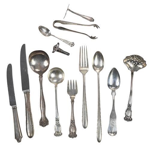 ASSORTED STERLING FLATWAREAmerican,