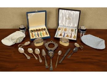 Assorted sterling, including: set