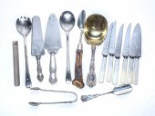 ASSORTED STERLING & OTHER FLAT