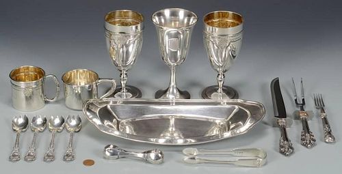 ASSORTED STERLING SILVER, 15
