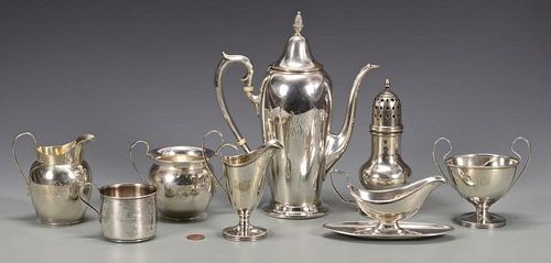 ASSORTED STERLING SILVER, 9