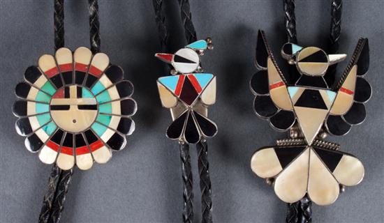 Assorted Sterling silver and inlaid