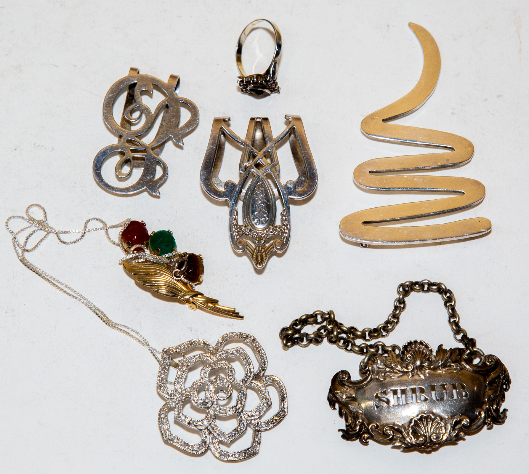 ASSORTED STERLING SILVER ITEMS