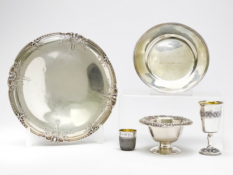 ASSORTED STERLING SILVER TABLE