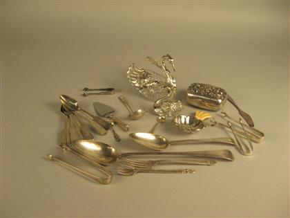 Assorted sterling silver table