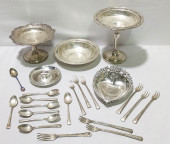 ASSORTED STERLING SILVER TABLE