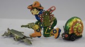 ASSORTED TIN TOY LOT Includes
