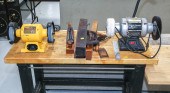 ASSORTED TOOLS Including wood