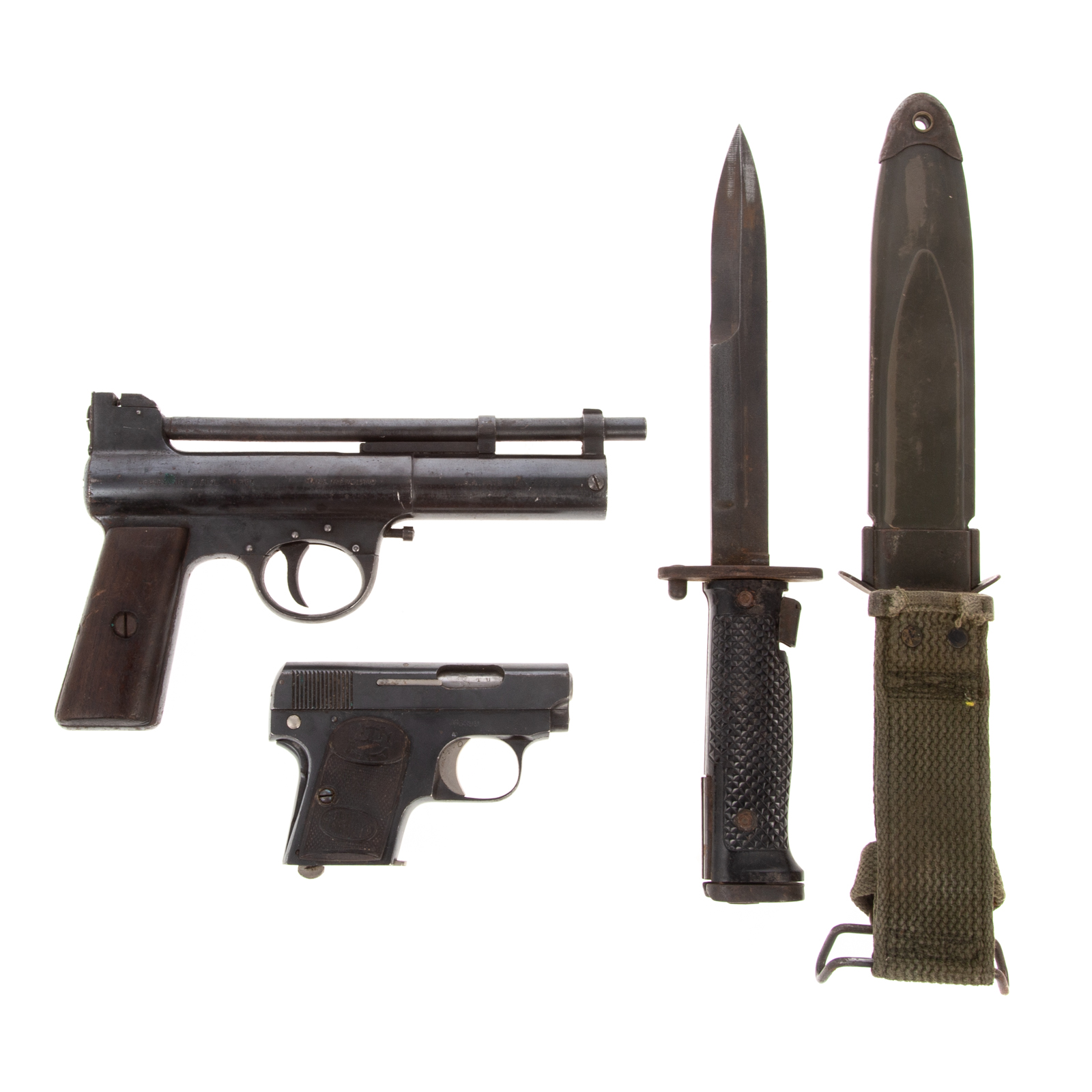 ASSORTED WEAPONS Including a
