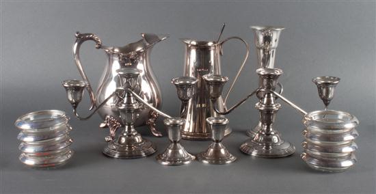 Assorted weighted sterling silver