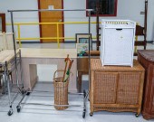 ASSORTED WICKER FURNITURE & HO