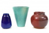 ASSORTMENT 3 CERAMIC VASES KJE