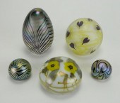 ASSORTMENT OF 5 IRIDESCENT PAP