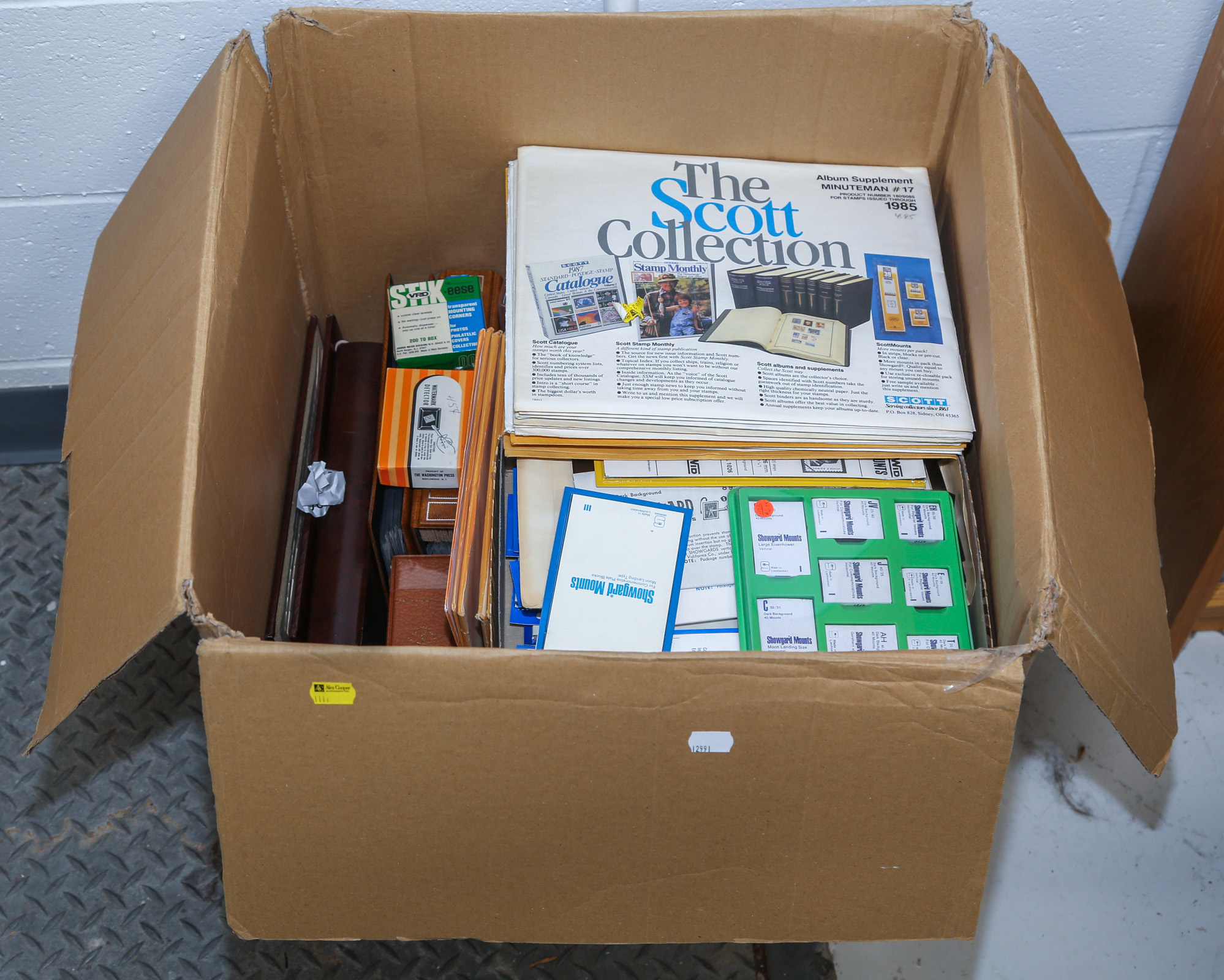 ASSORTMENT OF ALBUMS & PHILATELIC
