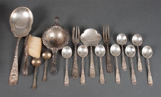 Assortment of American repousse