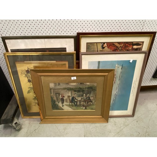 Assortment of art, approx 44cm x
