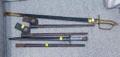 ASSORTMENT OF BAYONETS, SCABBA