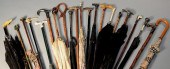 ASSORTMENT OF CANES & UMBRELLA