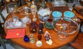 ASSORTMENT OF DECORATIONS & CU