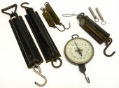 Assortment of eight scales: th