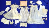 Assortment of fine baby textil