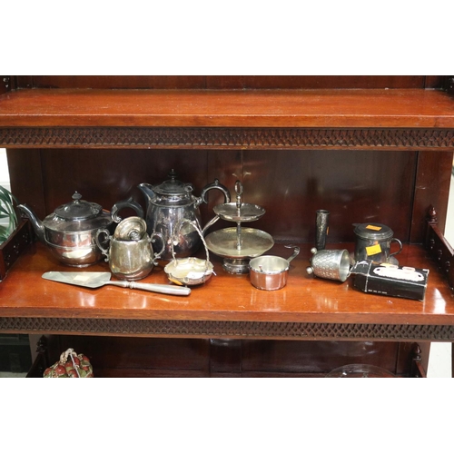 Assortment of French silver plate