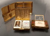 Assortment of gilt metal compa