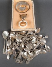 Assortment of Italian silver d