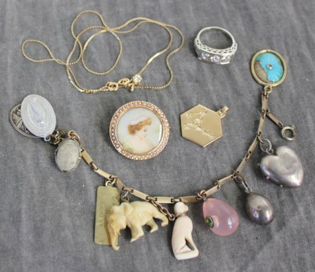 Assortment of Jewelry Including a