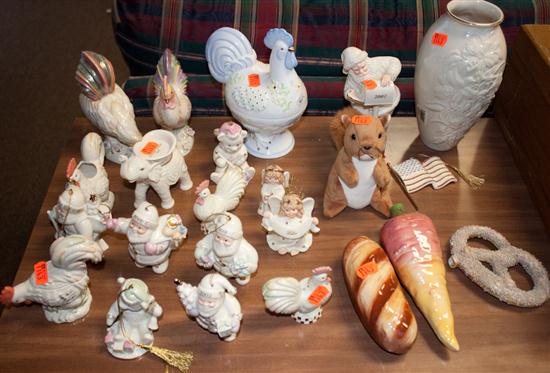 Assortment of Lenox Santa Claus and