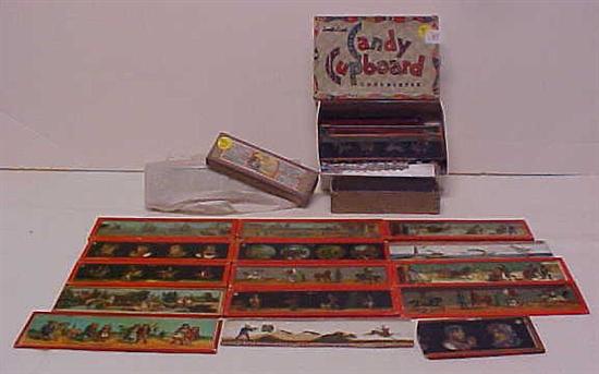 Assortment of magic lantern slides