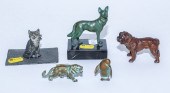 ASSORTMENT OF METAL ANIMALS In