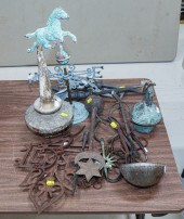 ASSORTMENT OF METAL & WOOD CUR