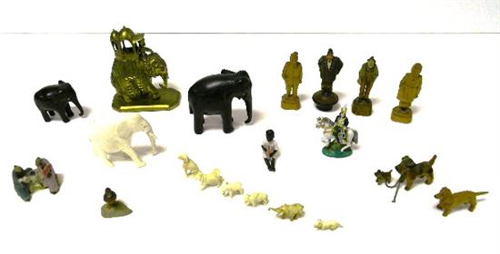Assortment of minature figurines 