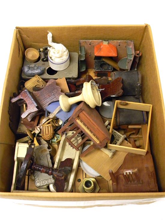 Assortment of miniature wooden