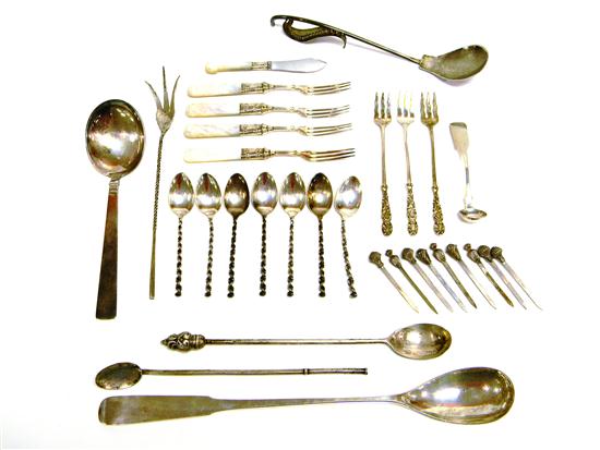 Assortment of mostly sterling