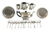 ASSORTMENT OF PEWTER, INCLUDIN