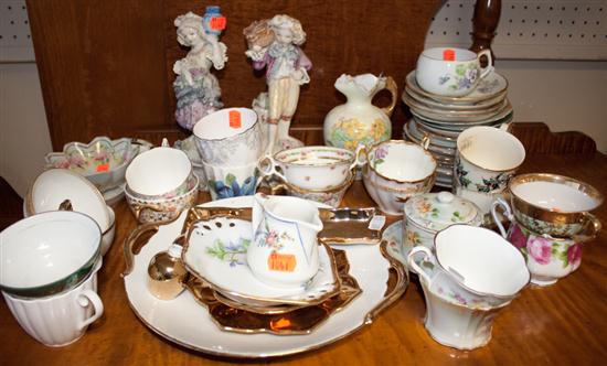 Assortment of porcelain and ceramic