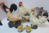 ASSORTMENT OF ROOSTER, HENS AN